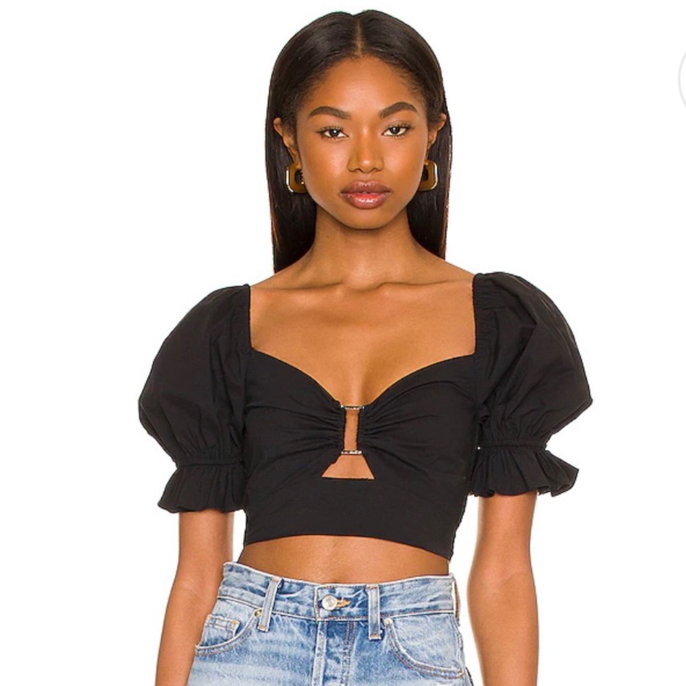 More To Come. Elizabeth Puff Sleeve Top